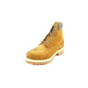 Timberland Men's 6 inch Premium Waterproof Boot, Rust Nubuck, 8